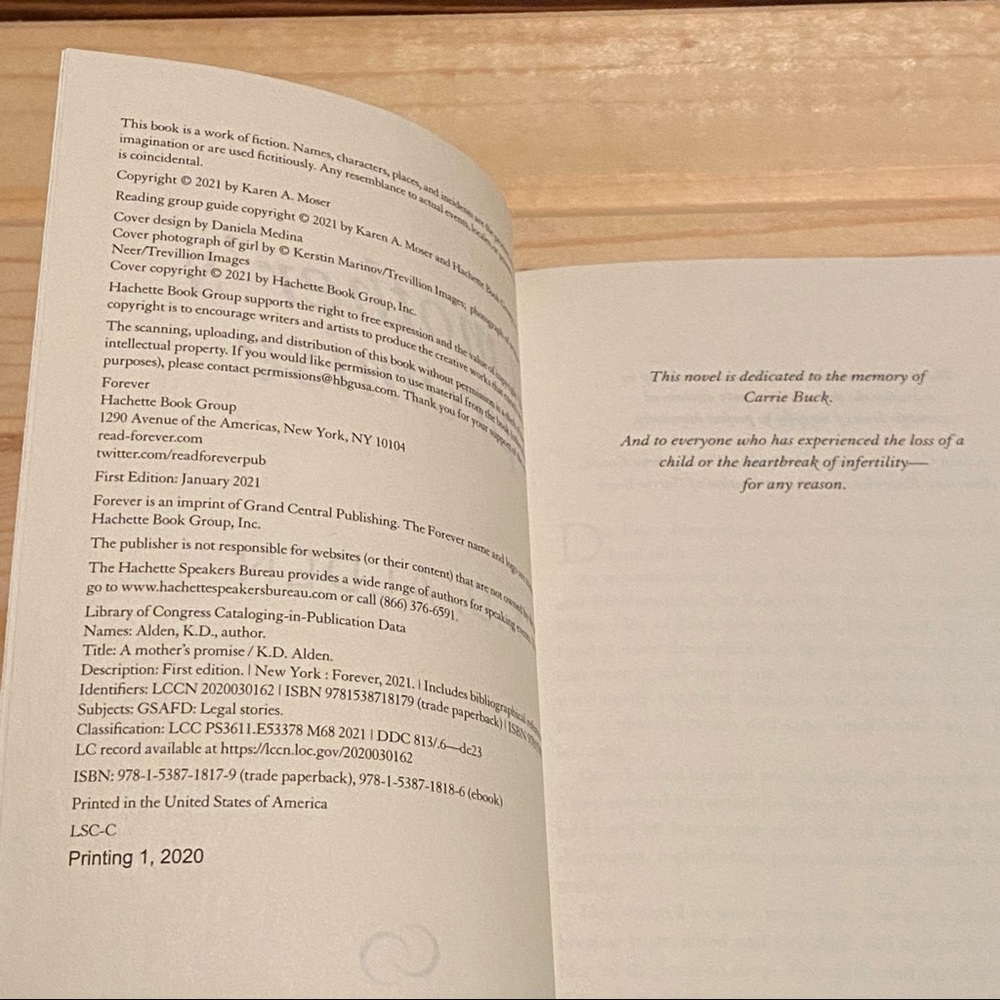 🔷 {3/$20} “A Mother’s Promise” By K.D. Alden - Paperback - Picture 7 of 12